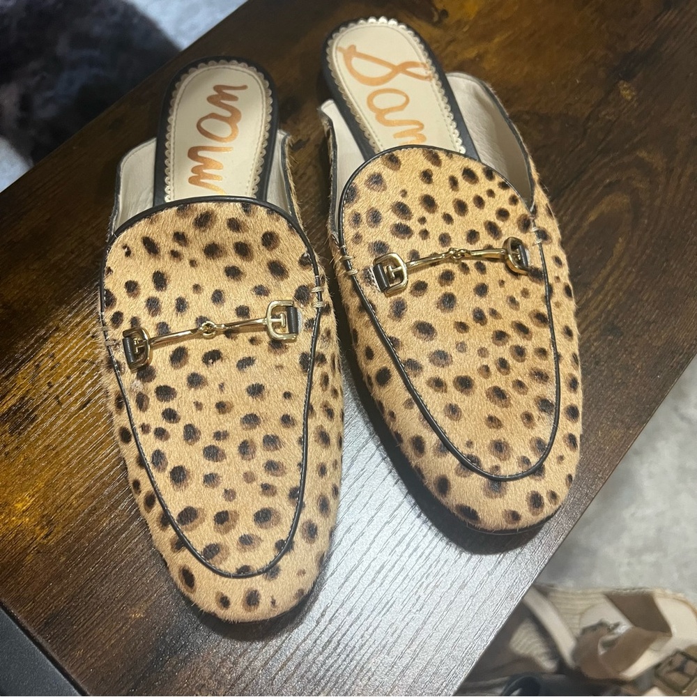Sam Edelman mules Leopard